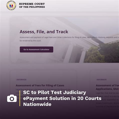 jeps microsite|SC to Pilot Test Judiciary ePayment Solution in 20 .
